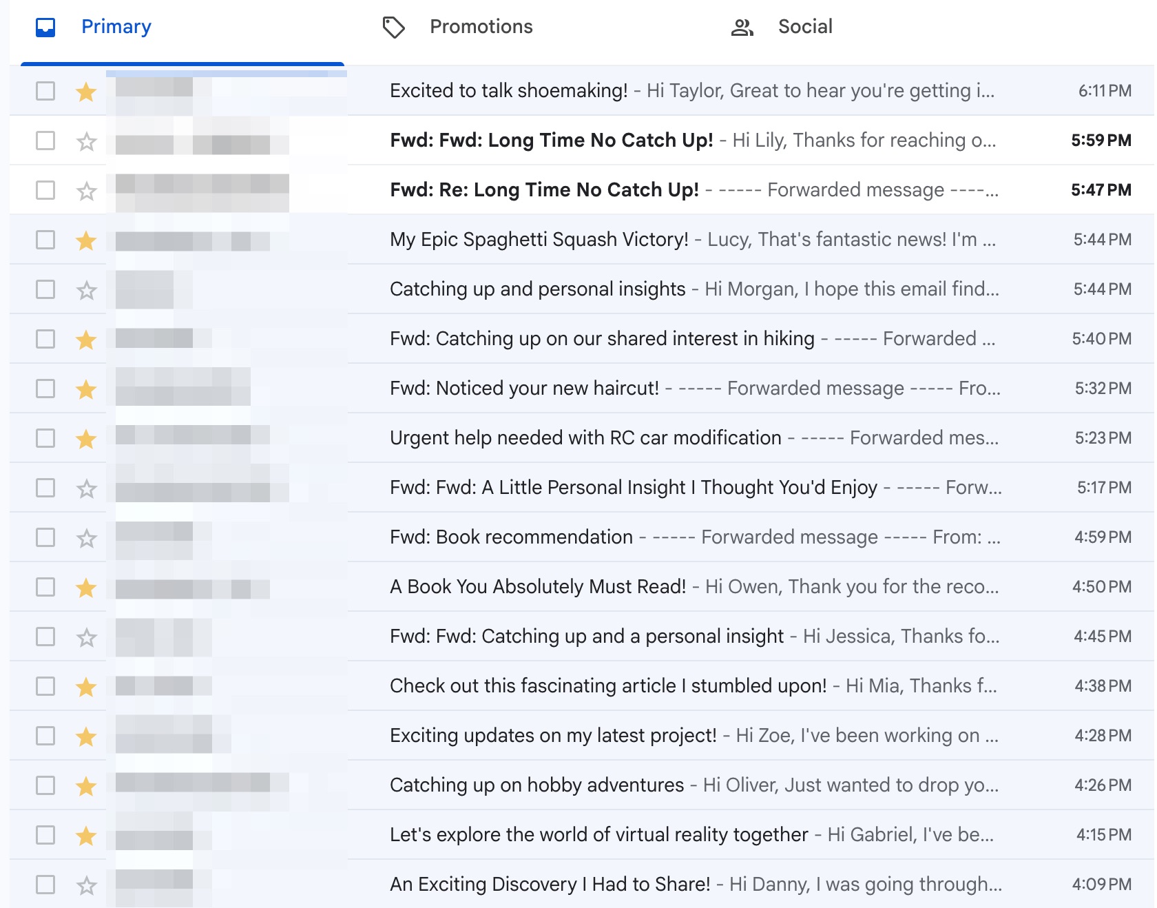 Inbox with Natural Email Interactions
